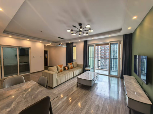 独栋·六和公寓 芙蓉书香苑店 金牛区 植物园 动物园 精装大套三双卫 0中介费 可月付 3室2厅