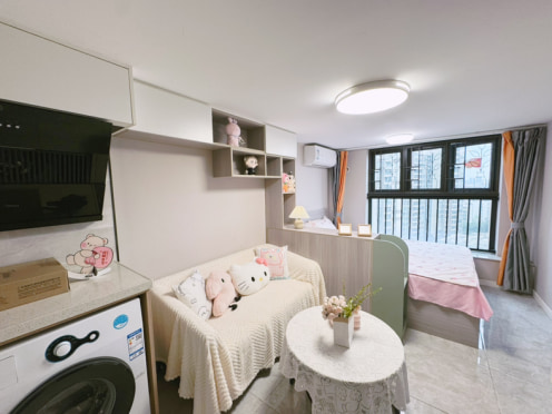 独栋·凌越公寓 季华园店 季华园地铁站小区直达公寓 押一付一 拎包入住 1室1厅