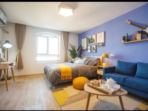 独栋·龙湖冠寓 龙湖冠寓青岛中山路店 中山路地铁口公寓 长租特价 近一号线中山路地铁口 栈桥附近天主教堂 1室1厅