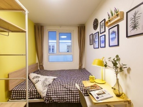 独栋·龙湖冠寓 龙湖冠寓青岛中山路店 月底特价【毕业特惠8折抢】近台东 月付 近地铁口 1室1厅