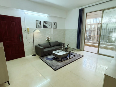 独栋·居+公寓 独田村店 带大阳台电梯两房一厅出租，房东直租没有中介费，家具齐全 2室1厅