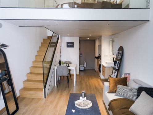 独栋·YOU+社区 创意产业园店 创意园旁 宝藏复式1房！押一付一 独栋无遮挡采光超治愈 1室1厅