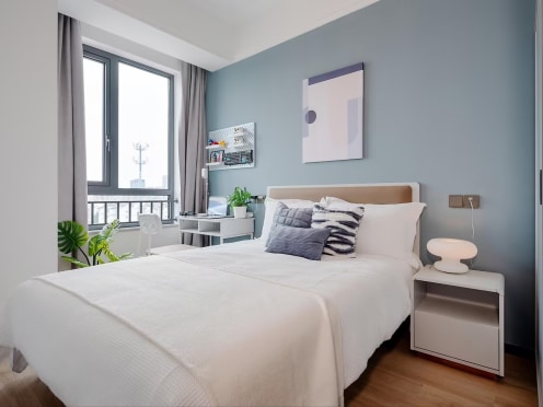 独栋·华润置地·有巢公寓 嘉兴东栅店 南湖阳光精装一室 押一付一 民用水电 品牌家电 拎包入住 近商圈可开票 1室1厅