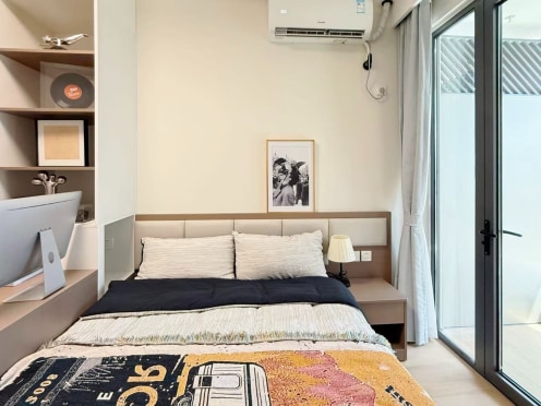 独栋·泊寓 滨江智造谷店 新店特惠·阳台整租原木单间 开间