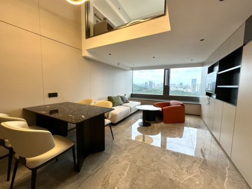 独栋·元景社区 广开云汇店 不短租 loft中空两房一厅 智能家居 拎包入住 2室1厅