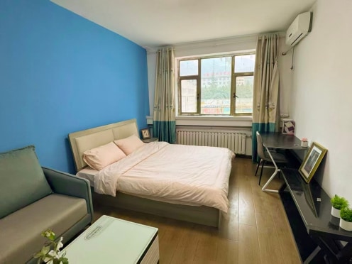 独栋·平台合作机构 焦家湾青年公寓店 2个月起租/焦家湾地铁口/拎包入住/交通便利/可月付 1室1厅