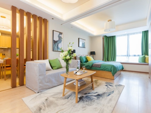 独栋·魔方公寓 南通星光耀广场店 整租公寓可短租阳光落地窗 1室1厅