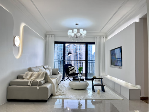 独栋·海寓租房 恒大云报华府店 恒大云报华府近南亚风情 可月付拎包入住 3室2厅