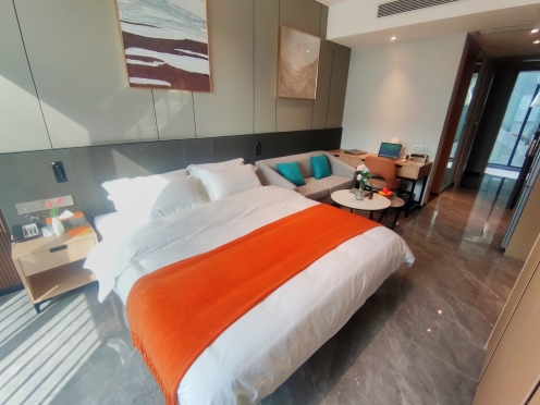 独栋·诗莱德酒店公寓 诗莱德行政公寓 园景行政大床房  拎包入住 1室1厅