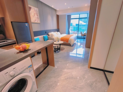 独栋·诗莱德酒店公寓 诗莱德行政公寓店 豪华温馨一居大庭院 1室1厅