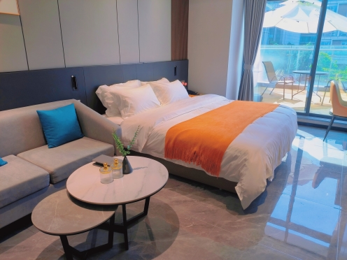 独栋·诗莱德酒店公寓 诗莱德行政公寓店 阳光豪华一居室独立院落 1室1厅