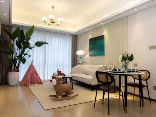 独栋·华贸姑苏里服务公寓 山塘街店 【宽敞舒适】·整租·揽秀·一居大床套房 1室1厅