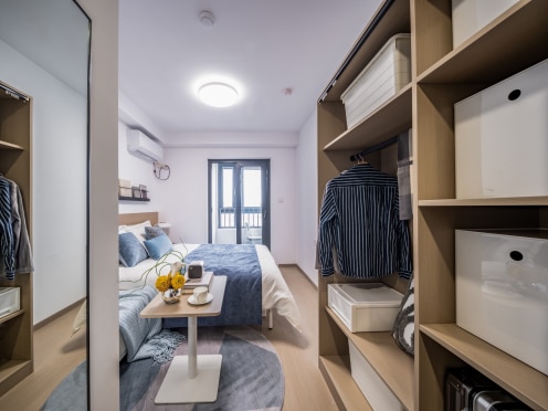 独栋·华润置地·有巢公寓 有巢国际公寓社区仇毕店 近印象城 直租独立厨卫 带阳台-精致一居室 开间