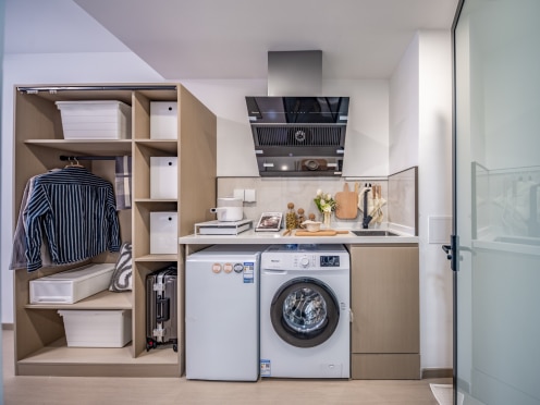 独栋·华润置地·有巢公寓 有巢国际公寓社区仇毕店 双地铁 民水民电 无中介费 实墙隔音棒 开间