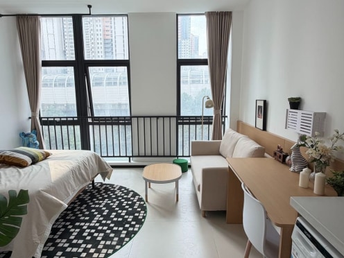 独栋·城投悦家 安家乐寓·马鹦路店二期 6号线地铁口10米人才公寓押一付一无中介费拎包入住一居室B户型 1室1厅