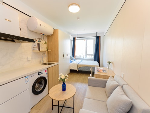 独栋·龙湖冠寓 青岛新壹城店 12月海尔员工专属秒杀！整租一居，长租也可月付！无中介 开间