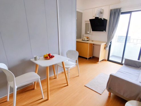 独栋·安居乐寓 福海新和店（新和二区） 福永b口，临街温馨一居，低押金民水民电，公寓直租限时特惠中，12-8 1室1厅