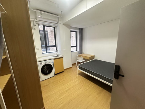 独栋·安居乐寓 西乡麻布店（华侨西堤1-5） 【高品质豪华单间】应届生折上折 押一付一民水民电 1室1厅