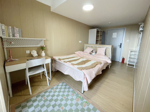 独栋·安居乐寓 福永福围广生店（福围1） 近地铁站民水民电押一付一电梯单间40栋 开间