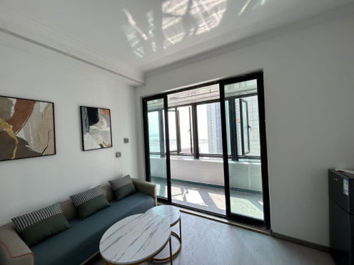 独栋·泉州嘉诚公寓 东海湾门第二期 海景大阳台 民用水电 包物业 1室1厅