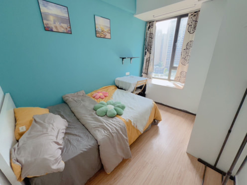 合租·翡翠半岛 4居室 南卧