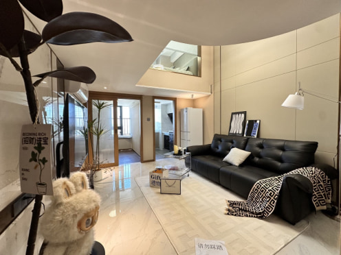 独栋·想家 谢村地铁站店 网红风2房1厅带衣帽间 可养宠物 地铁口500米 免费停车 2室1厅