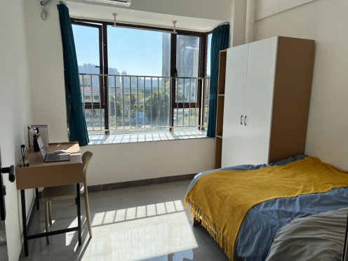 独栋·珠海蜗居公寓 香洲店 【做饭方便一房一厅 】精装电梯公寓 拎包入住旅游出差首选 开间