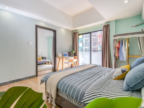 独栋·珠海蜗居公寓 万科店 [试住体验福利]近上冲-奥园-山姆公寓首月房租减半可养宠物 1室1厅