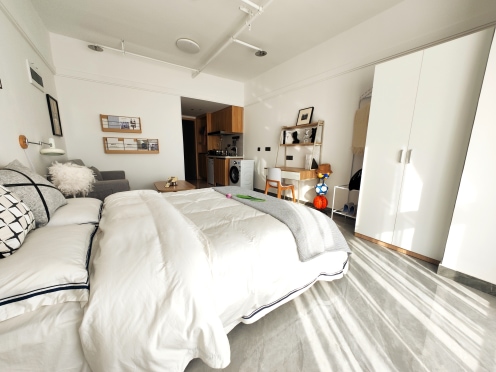 独栋·高新宜居 万达广场店 高新区国企自营可短租 考研考公必看 押一付一 租金月付无中介  近万达正弘汇 实拍可健身做饭 1室1厅