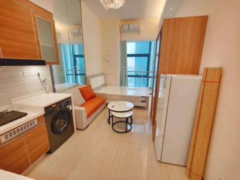 独栋·窝边公寓 恒大名城 无中介，可月付，温泉大道地铁口，金强赛事中心 1室1厅