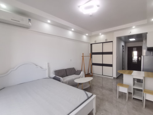 独栋·窝边公寓 明信城C区 师范学院旁，无中介费，可月付，大湾区，杨柳河地铁口 1室1厅