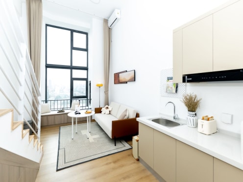 独栋·租建投安居公寓 昆仑御店 试住立减128，南内环通勤党必选，步行通勤租期灵活无中介费--28 1室1厅