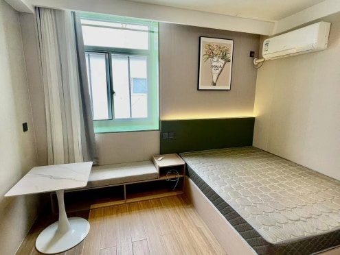 独栋·甬宿公寓 东裕路四店 鄞州东裕可短租近嵩江东路4号线地铁万达广场宝龙广场可以养宠物 1室1厅