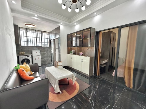 独栋·超寓 市桥店 【南北通透】市桥小区电梯带阳台两房01精装，智能密码锁，环境优美，家电全可拎包 2室1厅