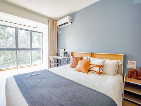 独栋·尔家公寓 凯发苑店 万达旁大两房直租非中介 可办租房补贴D2 2室1厅