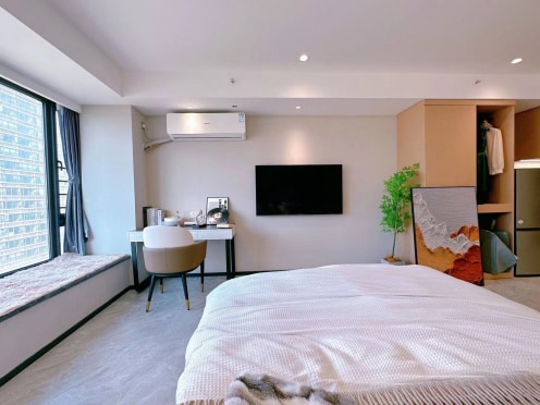 独栋·未来社区 苏元旗舰店 （不短租）自家物业 高级配置 品牌家电 民水电 安全管理 1室1厅