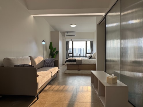 独栋·保利和寓 万博店 A1_大单间带书房丨悦公馆南区 免费公区 有停车位 开间