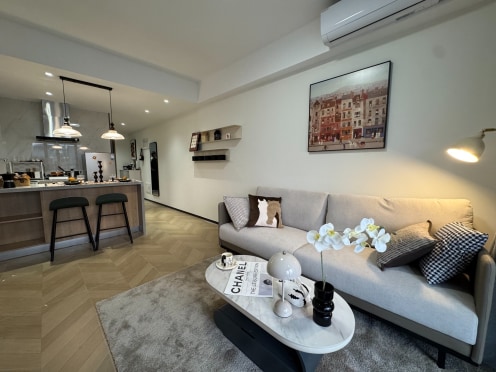 独栋·保利和寓 万博店 B1_两房一厅丨开放式厨房 阳台望园林 南向采光好 2室1厅