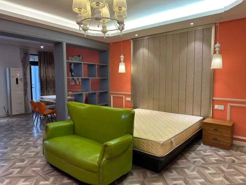 独栋·Ai+公寓 Ai+国际青年社区 B508朝南带阳台 厨房大套 免费健身房 房东直租电梯房管家式服务 1室1厅