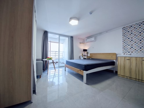 独栋·长洲青年社区 软件园店（岭兜地铁站） 年租首月减1K，城景方间- 1室1厅