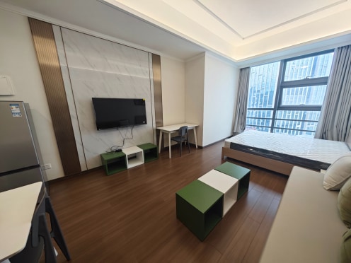 独栋·华寓 横琴华发广场店 【横琴华寓-国企房源直租】楼下就是横琴华发商都 1室1厅