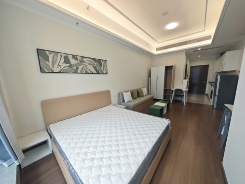 独栋·华寓 华发广场T2 免中介费，横琴海景单间公寓，家具家电齐全，拎包入住 1室1厅