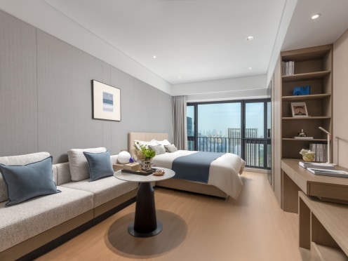 独栋·中盈菁英公寓 南山科技园店 高新中站地铁口、交通便利、外卖快递可送上楼、赠健身房月卡 开间