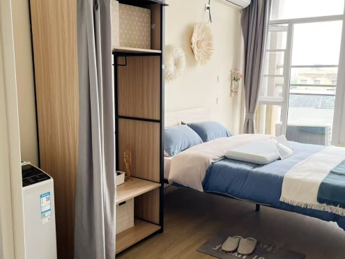 独栋·冠寓 武汉金银湖公园店 整租！径河街道清水湾旁，独门独户独卫，押一付一可短租包网 1室1厅