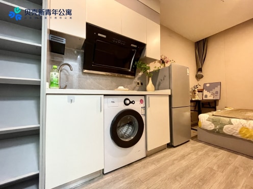 独栋·贝壳新青年公寓 龙漕路店 【徐汇整租无中介】3个月起租/通勤南京西路/龙耀路/东方体育中心/可做饭/押一付一 1室1厅