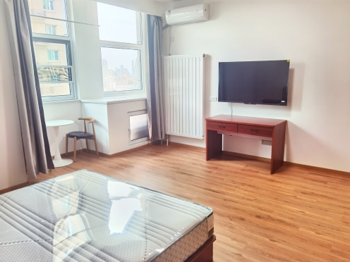 独栋·隆升大厦公寓 幸福公园地铁站店 市级人才公寓：可短租月付 民水电 临近二附属医院 1室1厅