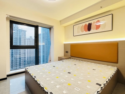 独栋·山西宽寓 恒大未来城店 包物业，带空调，精装一居室 开间