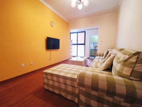 独栋·爱尚屋公寓 名著司南 零中介费精装套二步行距地铁1号线1分钟 2室1厅