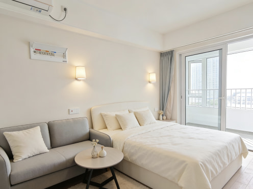 独栋·合肥壹间公寓 高新壹间1号楼 科大讯飞！安徽新华学院！民水民电！免租优惠！停车方便 1室1厅