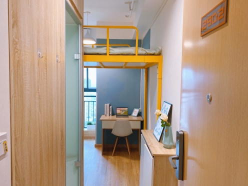 独栋·成都泊寓 锦华店 【1个月起租，长租限时优惠9折+1140元优惠券】可月付，无中介， 整租独卫0中介经济loft 开间